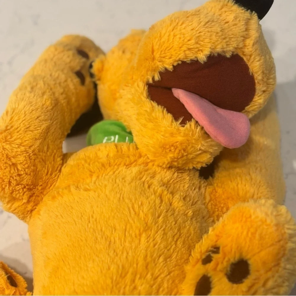 Disney Pluto Plush Toy Yellow and Black - Picture 7 of 9